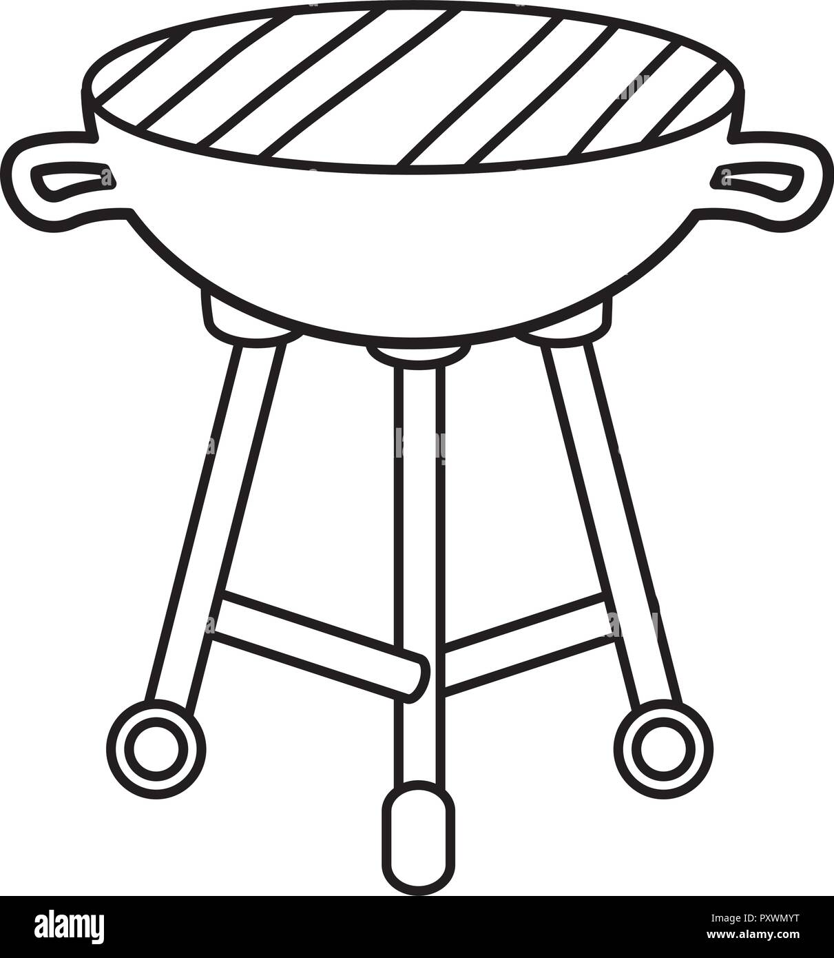 bbq grill over white background, vector illustration Stock Vector Image &  Art - Alamy