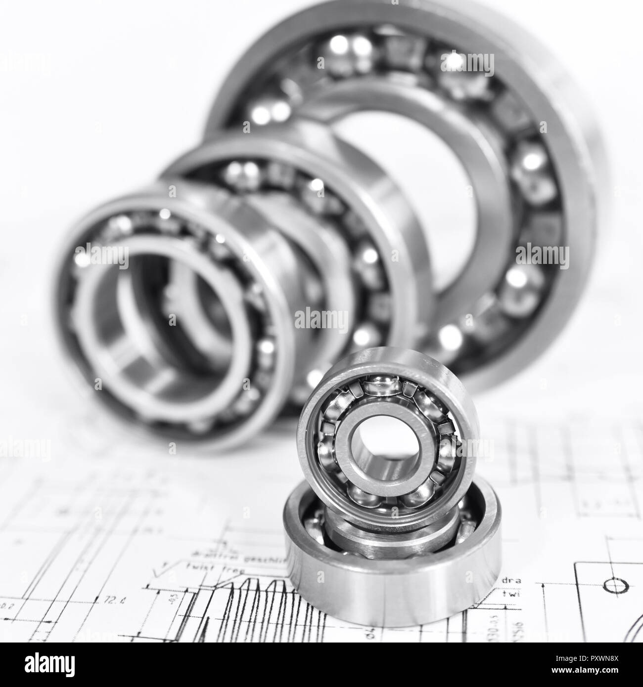 Bearing engineering drawing hires stock photography and images Alamy