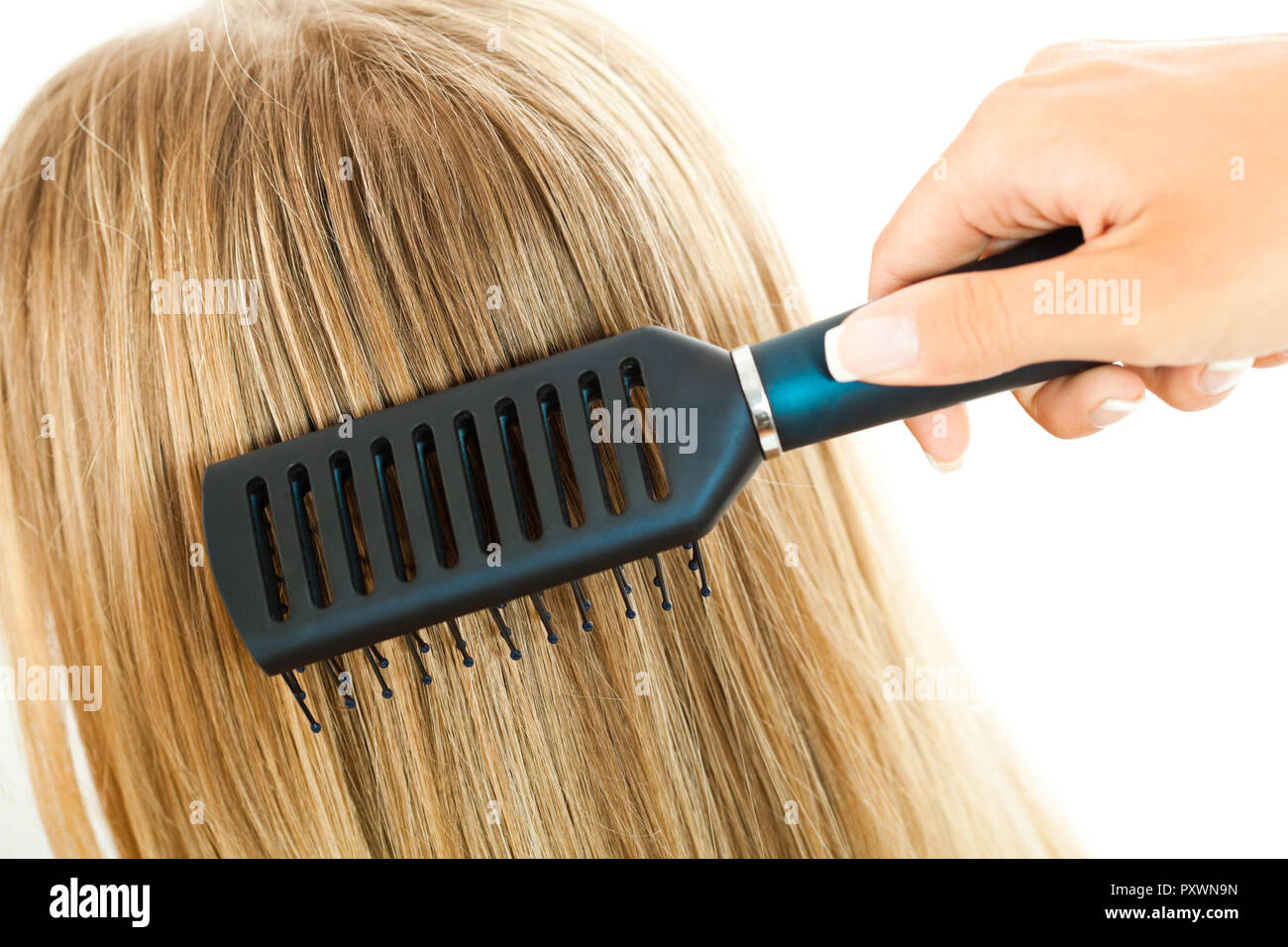 Beauty woman blonde hair hi-res stock photography and images - Alamy