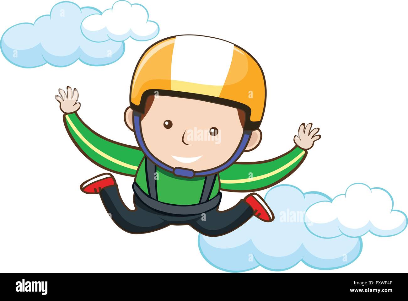 free skydiving clipart