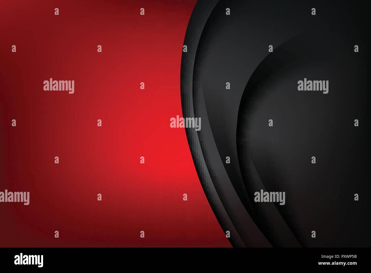 Red Abstract background dark and black layer overlaps vector illustration eps10 Stock Vector