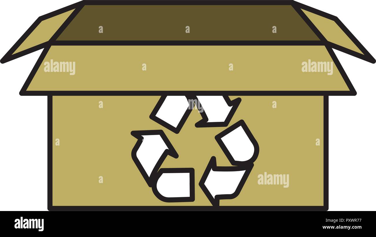 Boxes Clean Vector recycling box protect cleaning world vector illustration Stock Vector ...