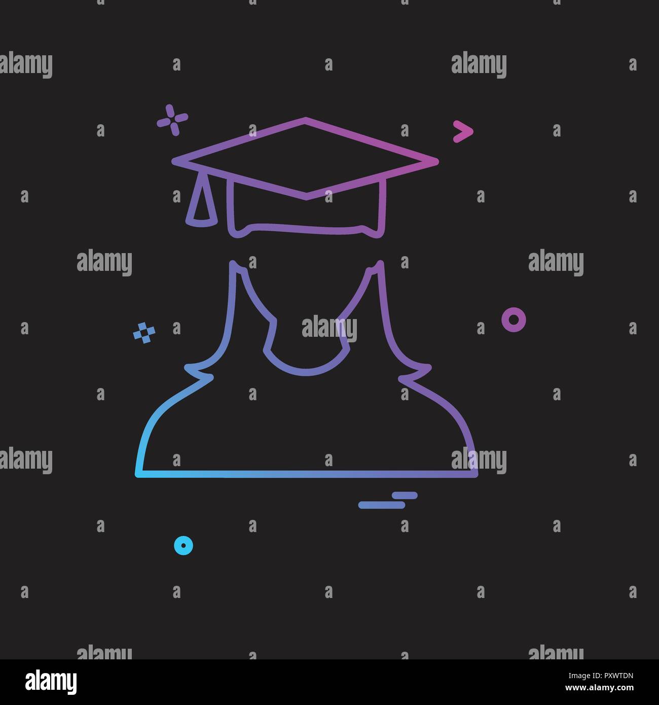 Student icon design vector Stock Vector Image & Art - Alamy