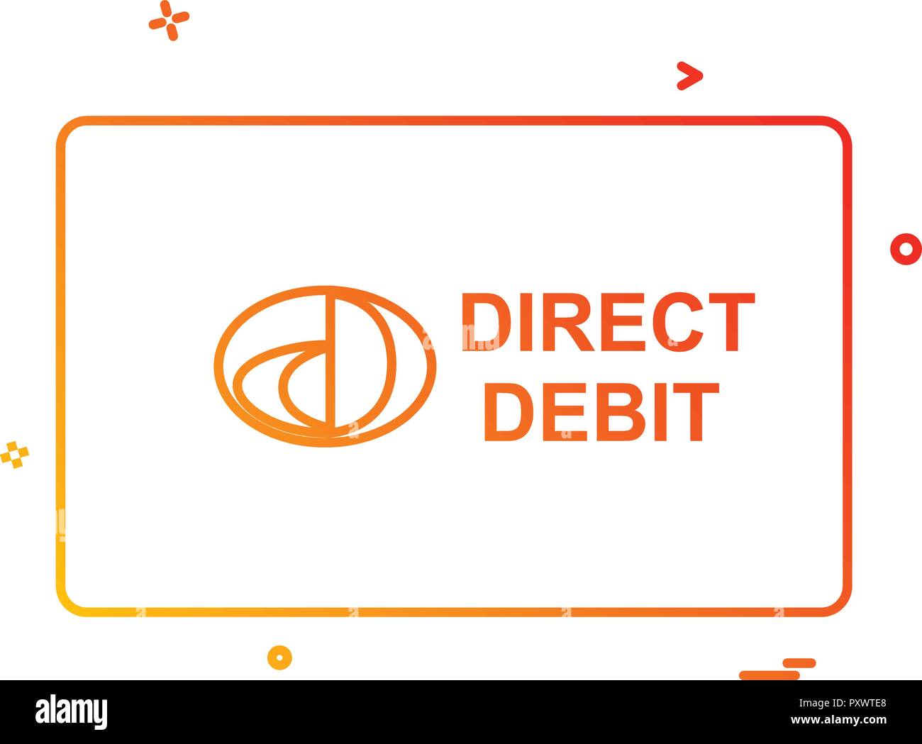 Direct debit symbol Stock Vector Images Alamy