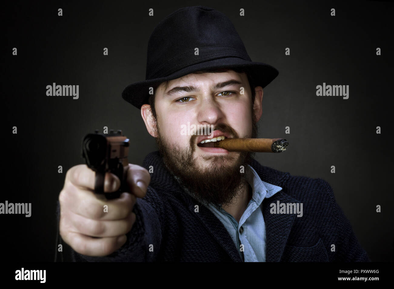 Cigarette mafia hi-res stock photography and images - Alamy
