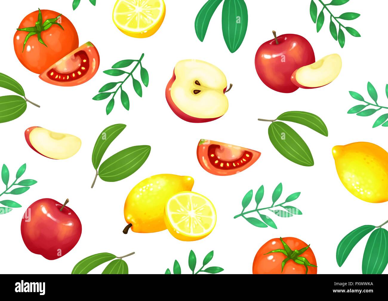 Tropical tomato Stock Vector Images - Alamy