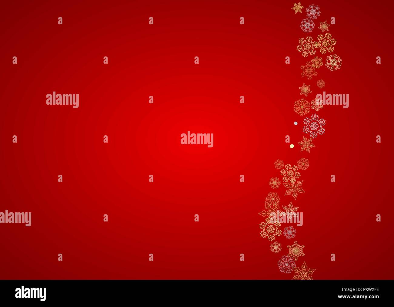 Christmas and New Year snowflakes Stock Vector Image & Art - Alamy