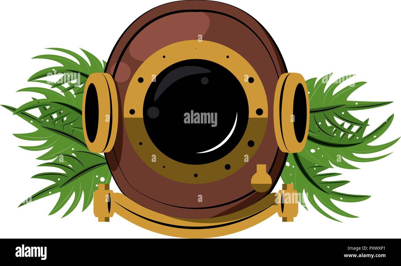 Antique diving helmet Stock Vector Image & Art - Alamy