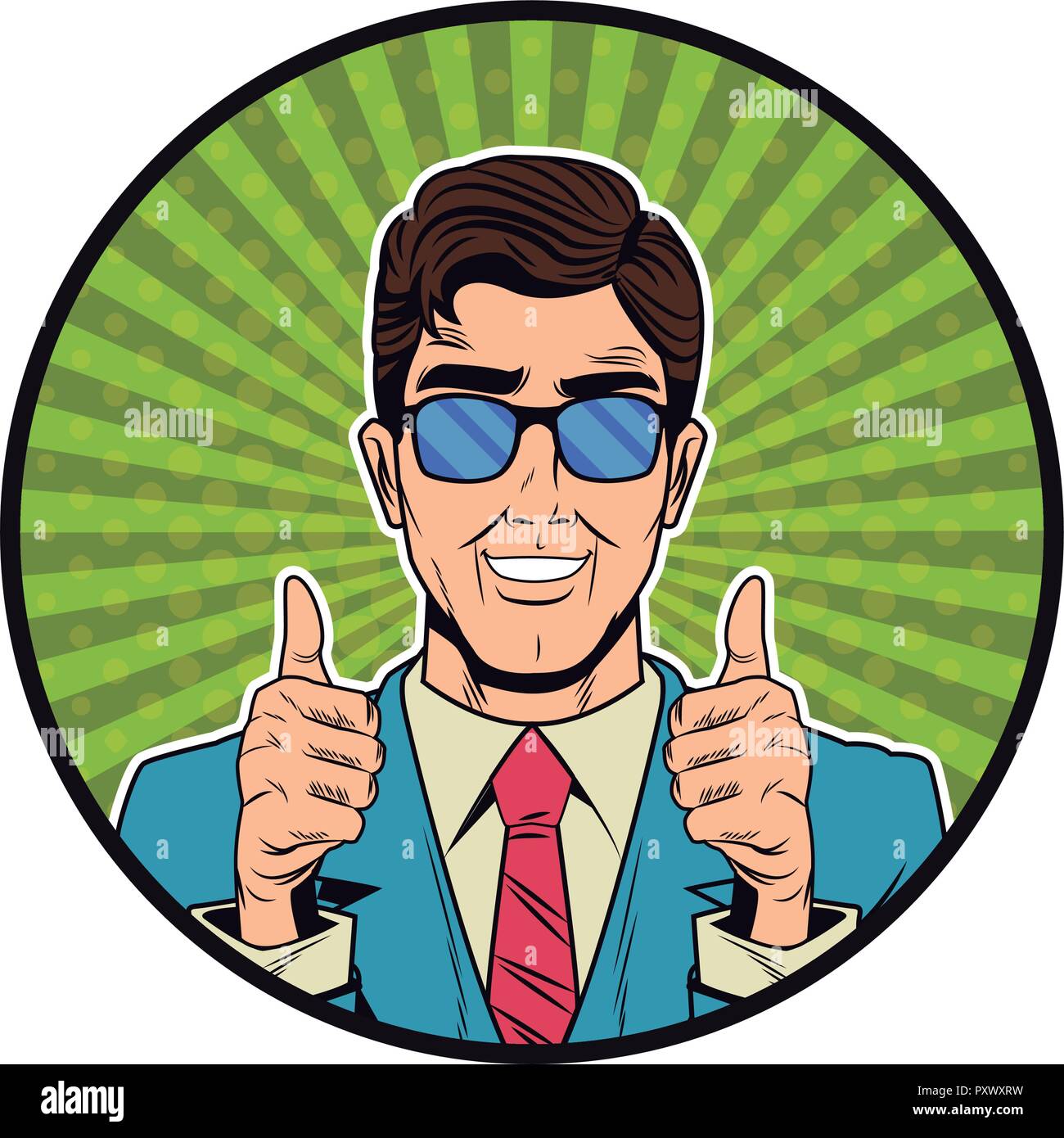 Pop Art Businessman Stock Vector Image And Art Alamy