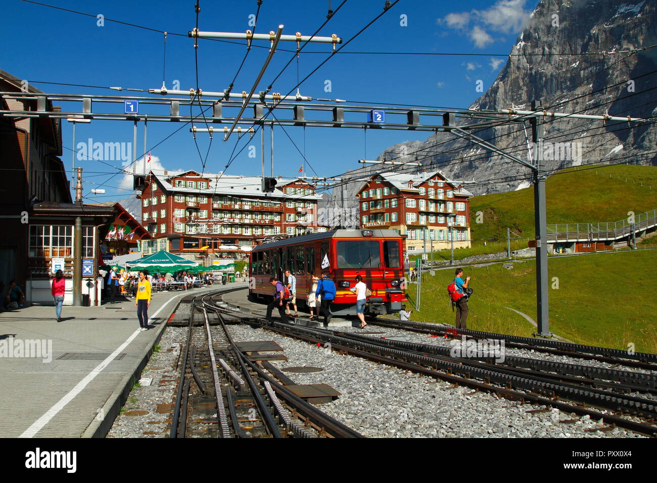 Swiss alps jungfrau aletsch hi-res stock photography and images - Alamy