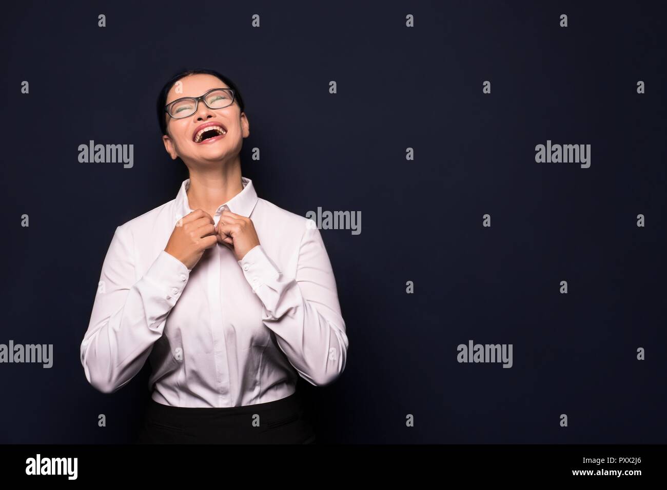 Office stress woman hi-res stock photography and images - Alamy