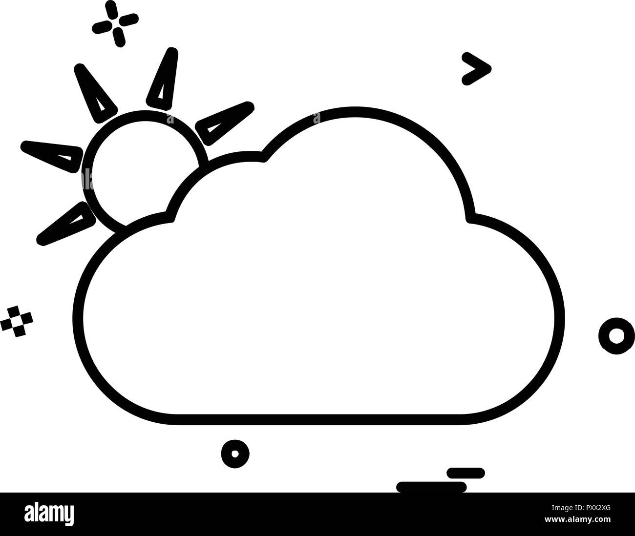 Cloud icon design vector Stock Vector Image & Art - Alamy