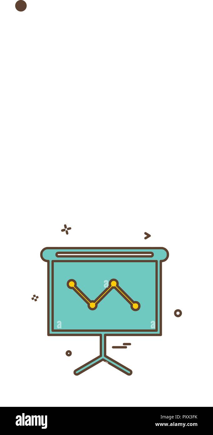 Graph icon design vector Stock Vector Image & Art - Alamy