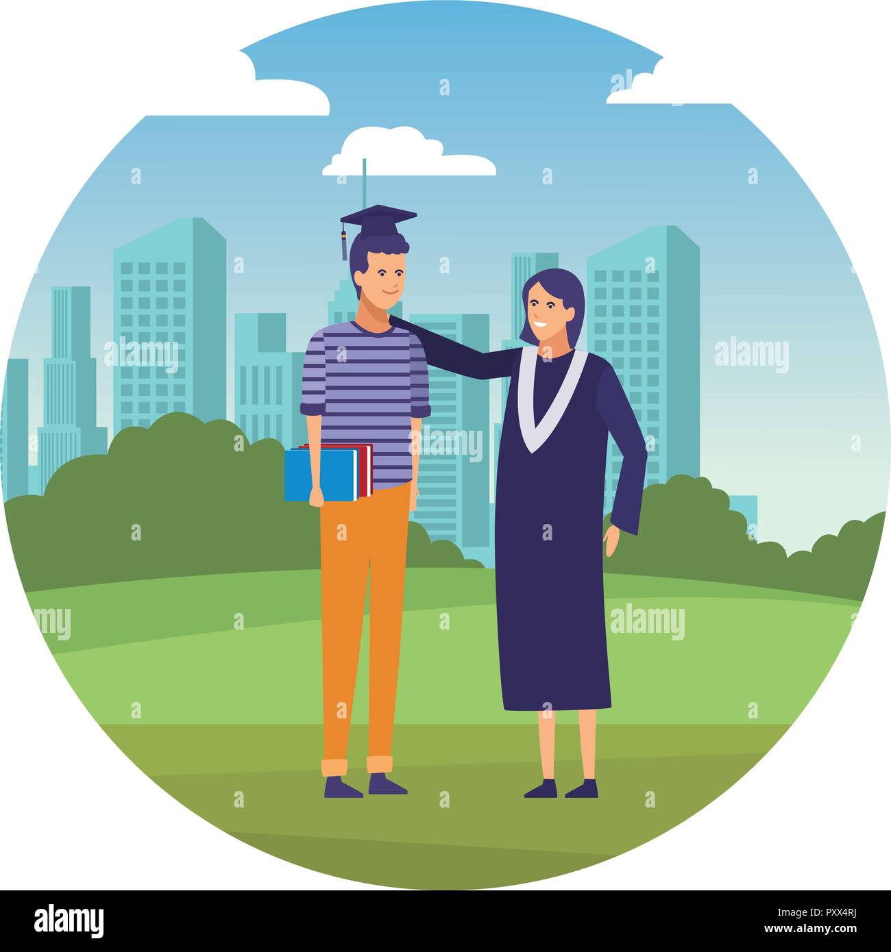 Students graduation celebration Stock Vector Image & Art - Alamy