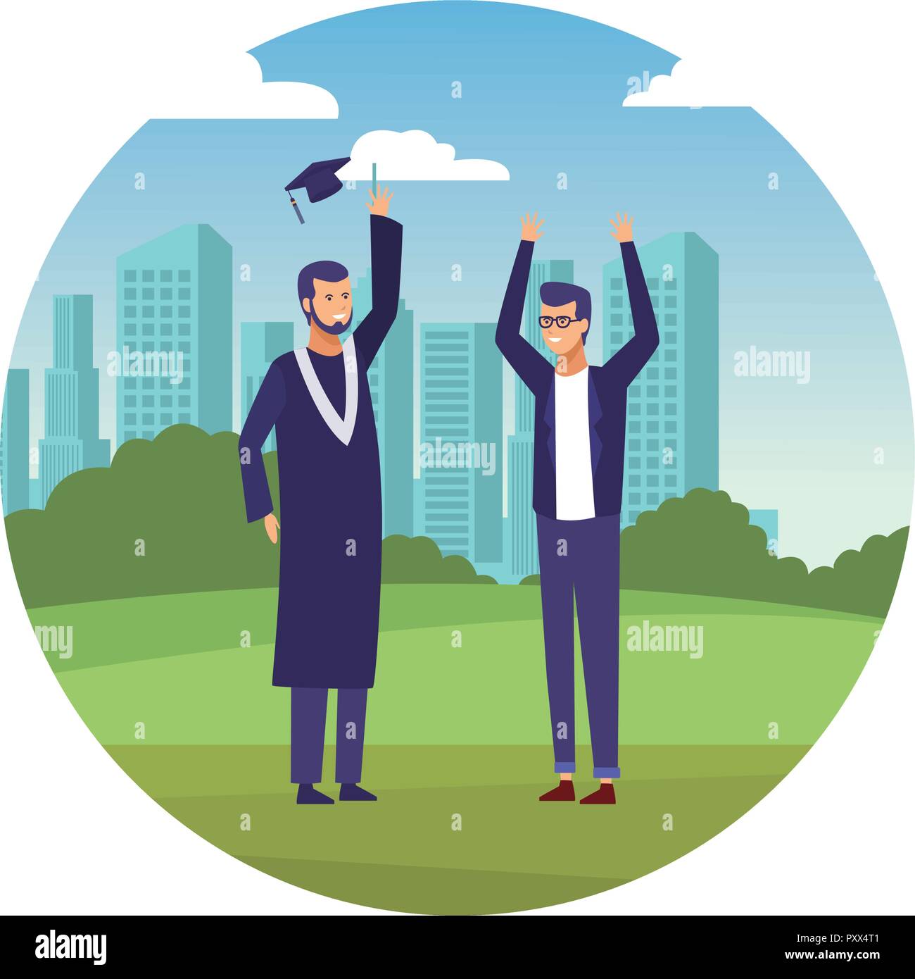 Students graduation celebration Stock Vector Image & Art - Alamy