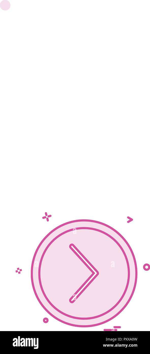 Next icon design vector Stock Vector Image & Art - Alamy