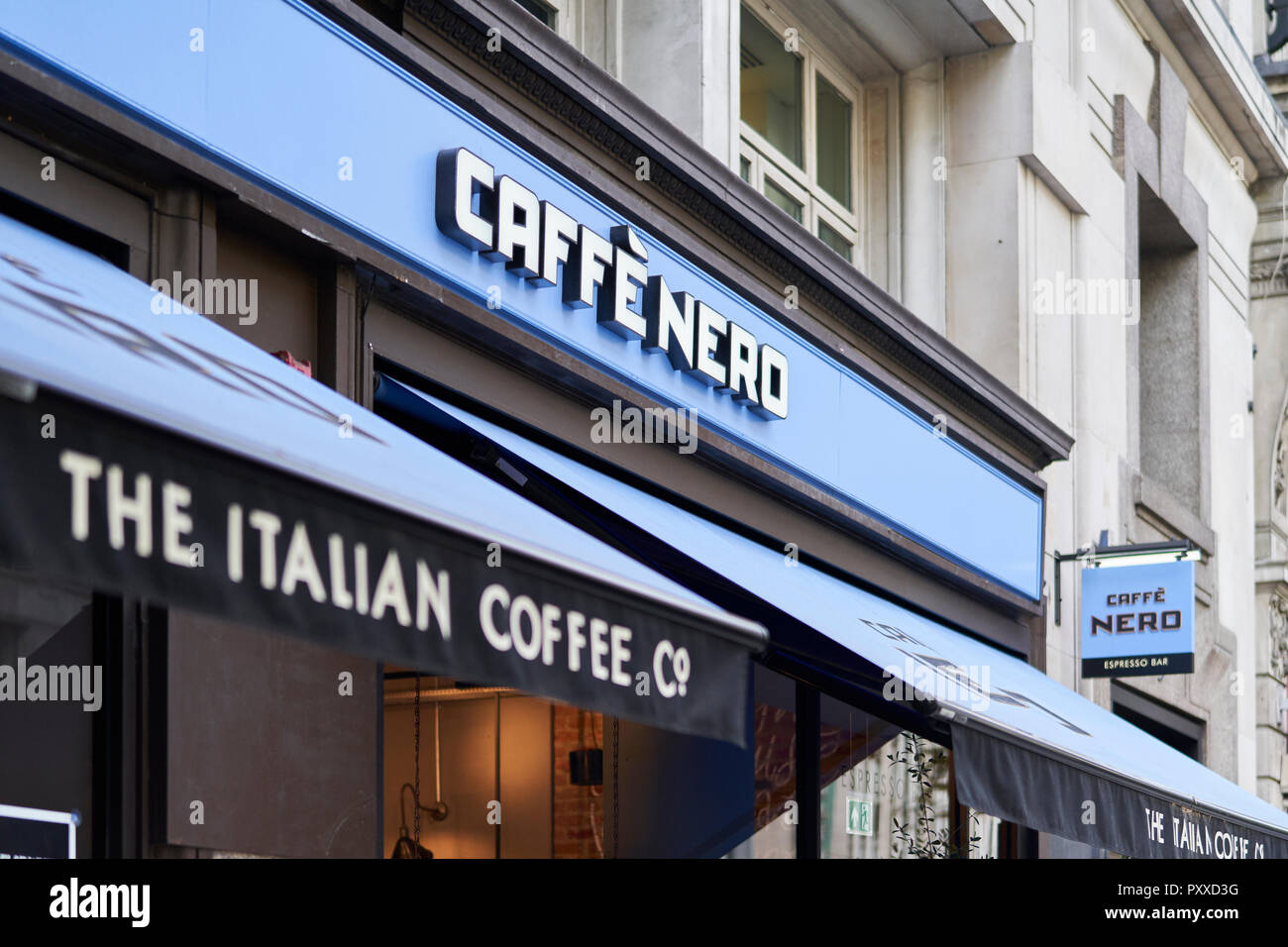 Caffè Nero Coffee Shop.  Store Front Stock Photo