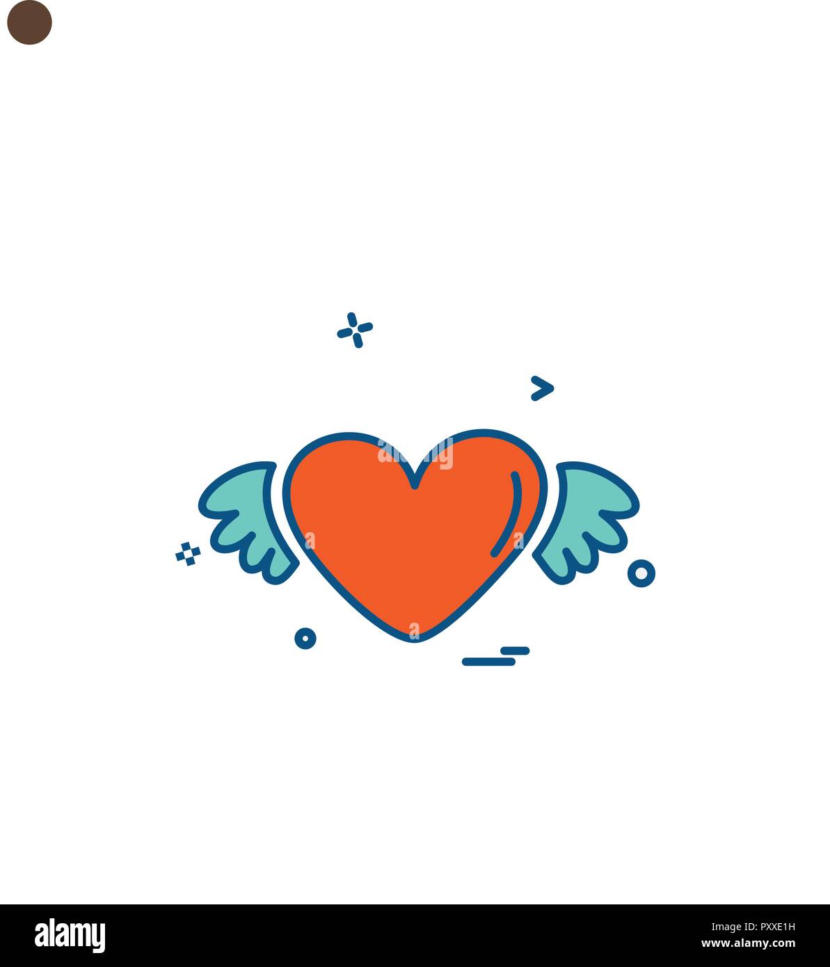 Hearts icon design vector Stock Vector Image & Art - Alamy