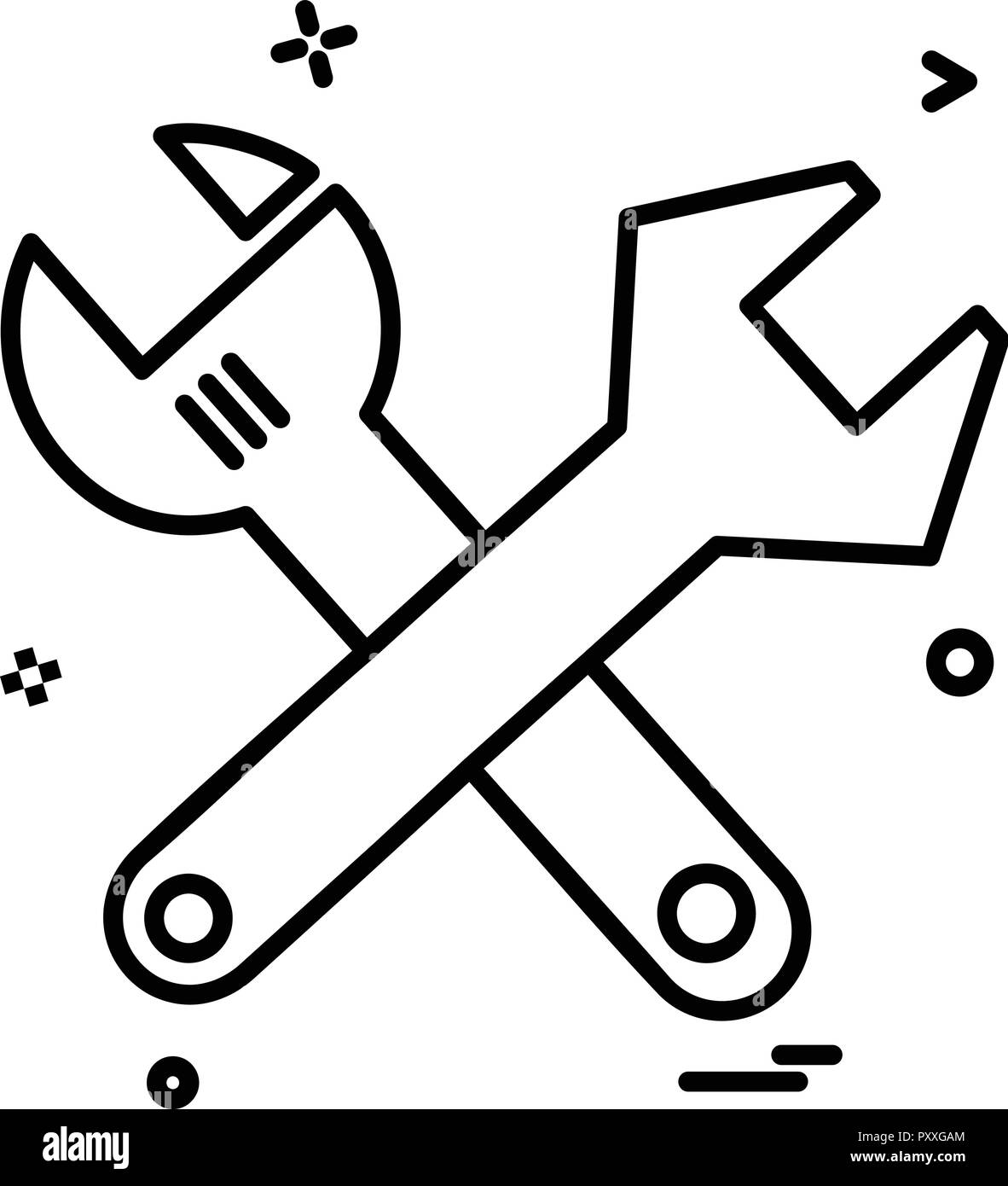 Tools icon design vector Stock Vector Image & Art - Alamy