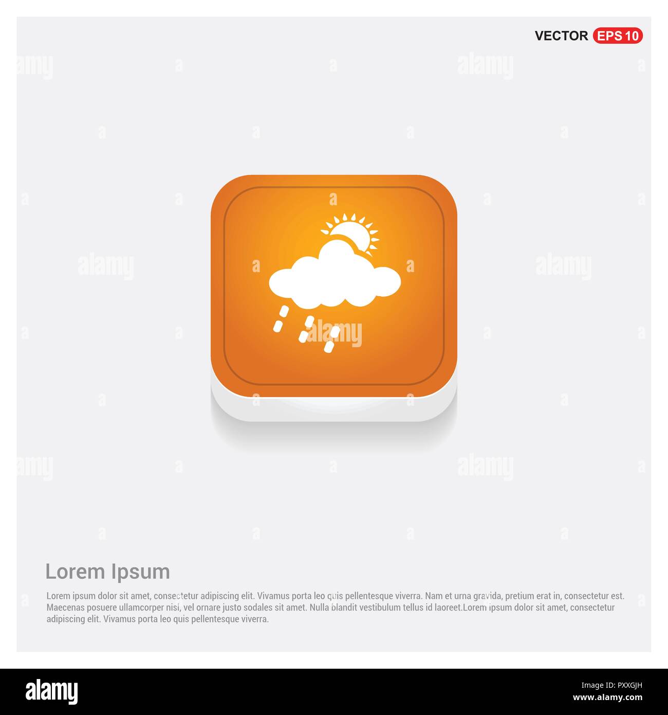Sun Cloud Icon Stock Vector Image & Art - Alamy