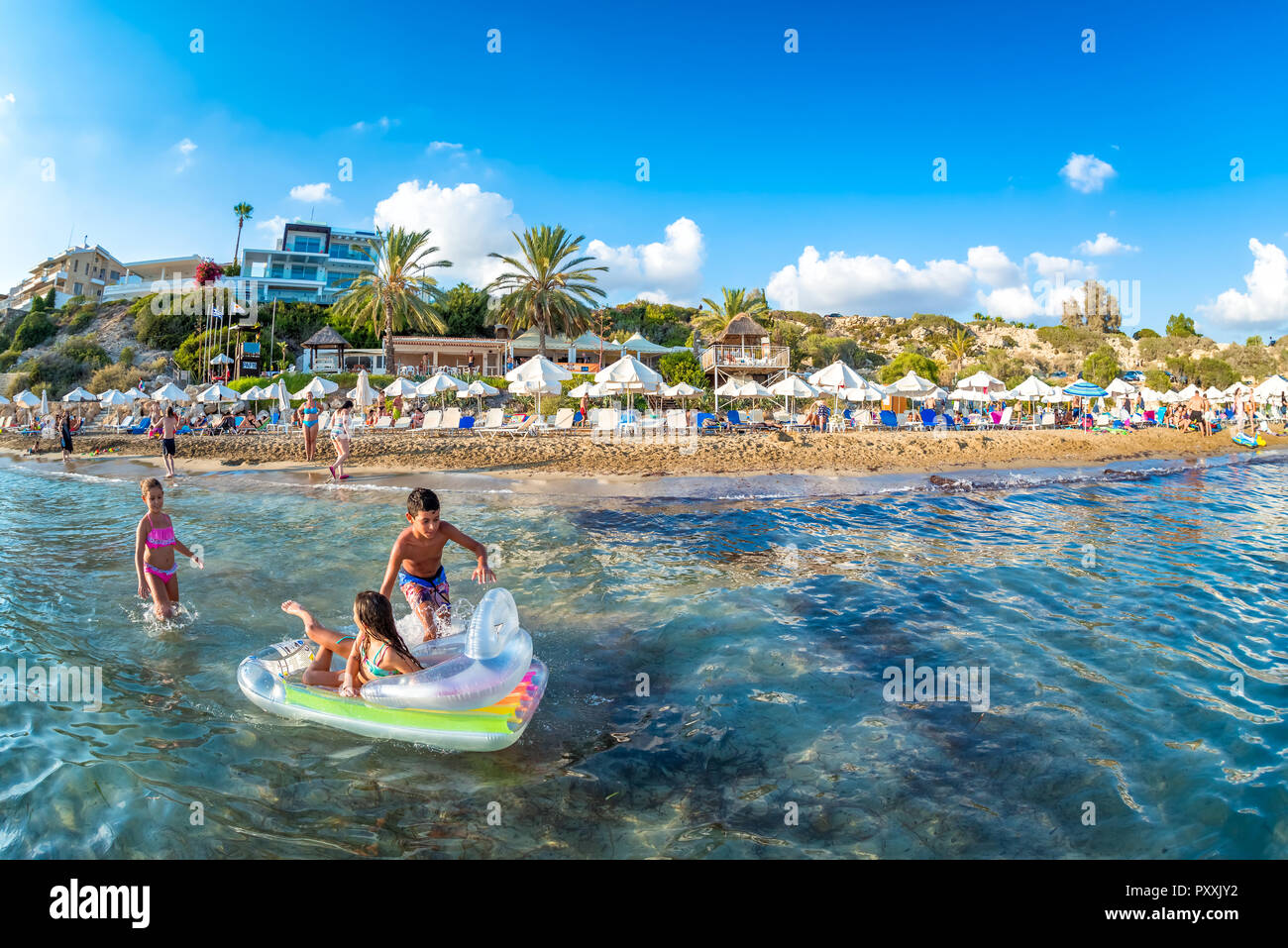 Coral bay cyprus family hires stock photography and images Alamy
