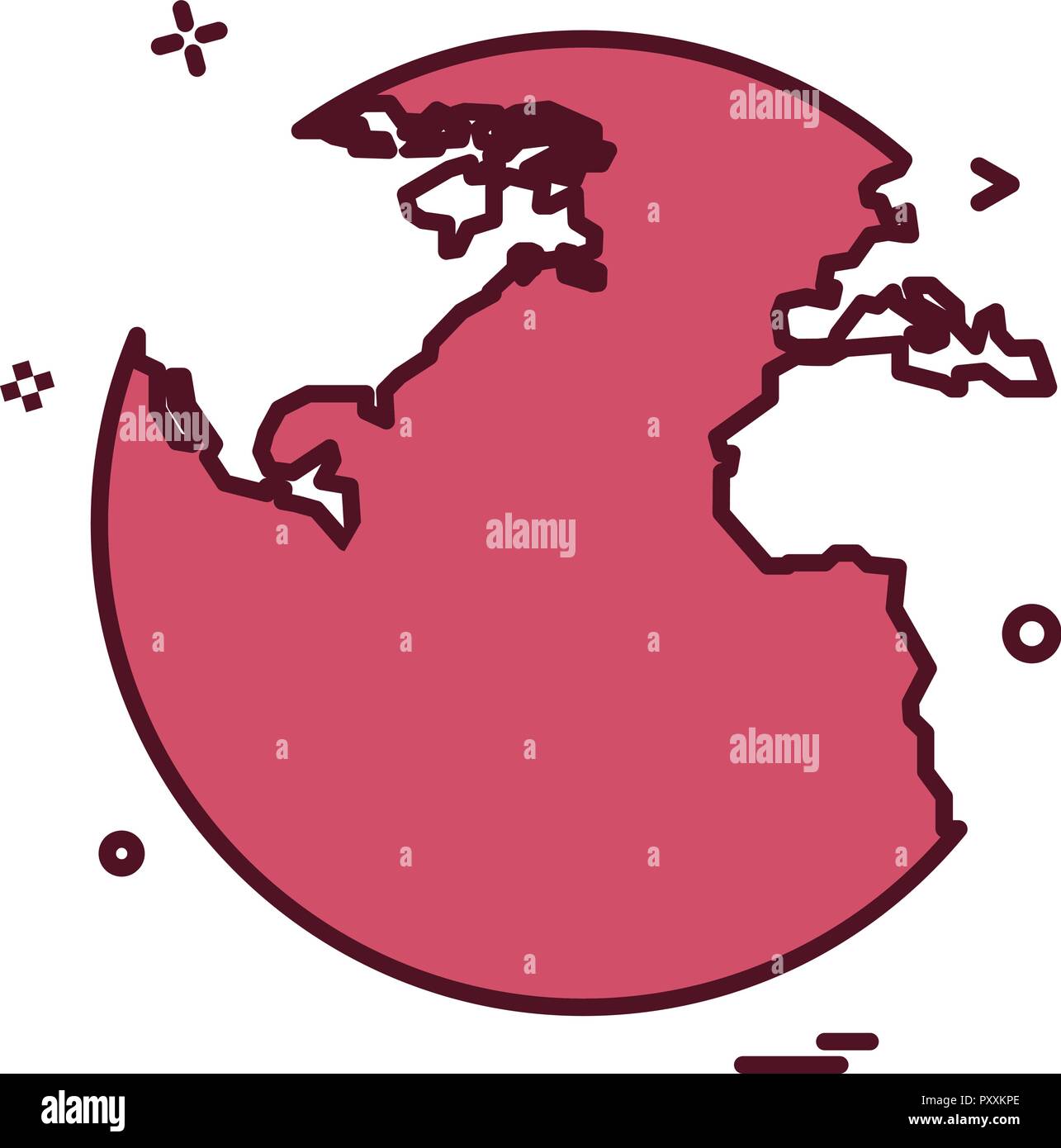 World globe icon design vector Stock Vector Image & Art - Alamy