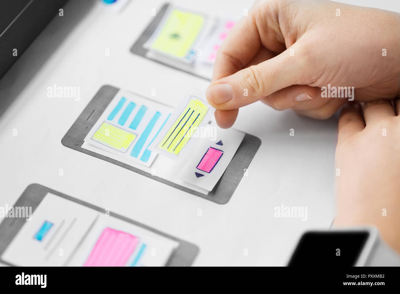 Dashboard layout hi-res stock photography and images - Alamy