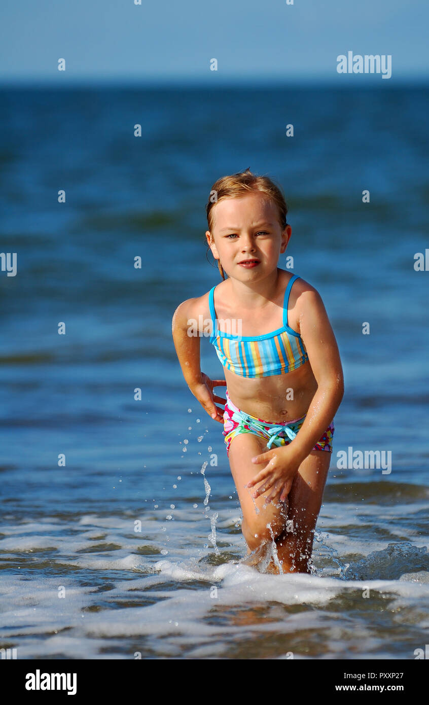 cute little girls in bathing suits
