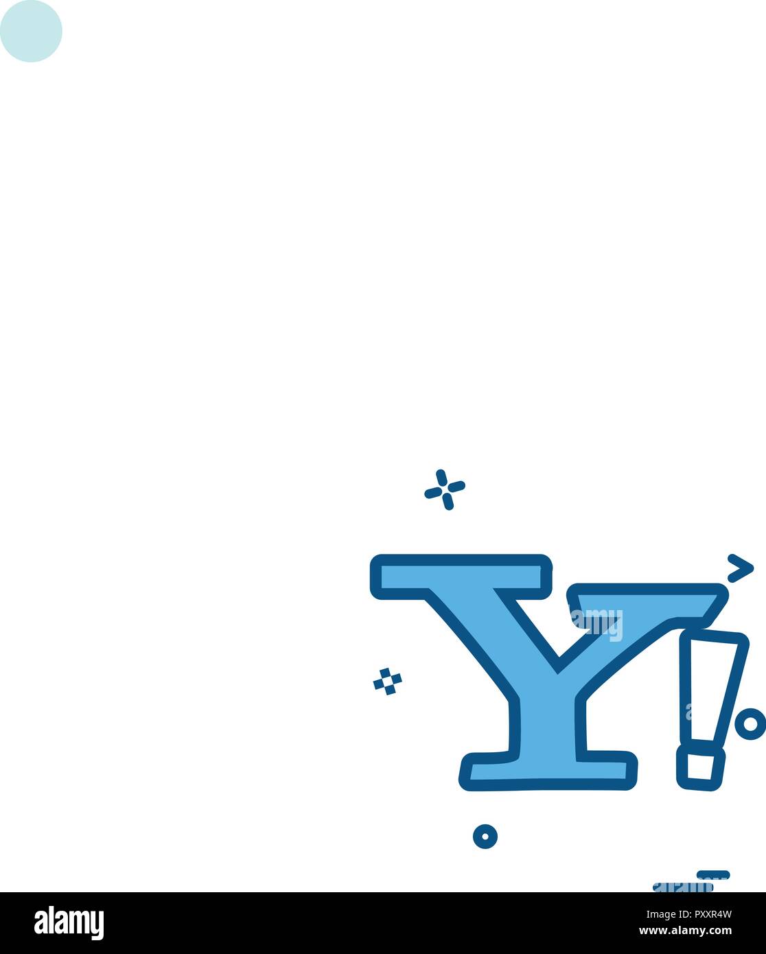 Yahoo mail icon design vector Stock Vector Image & Art Alamy