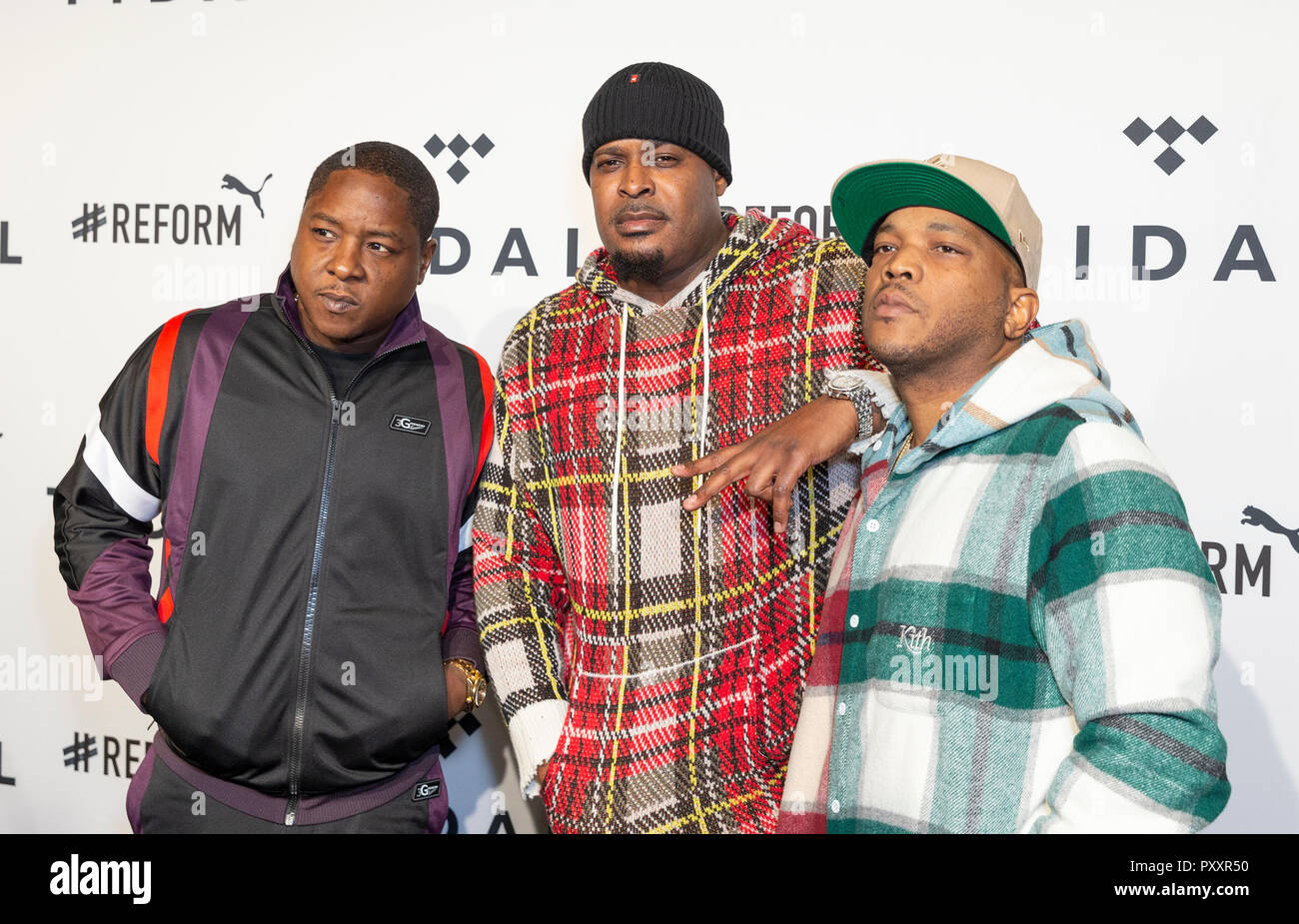 New York, United States. 23rd Oct, 2018. The Lox attends the 4th Annual ...