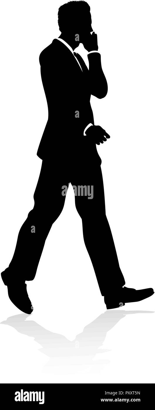 Business woman walking laptop Stock Vector Images - Alamy