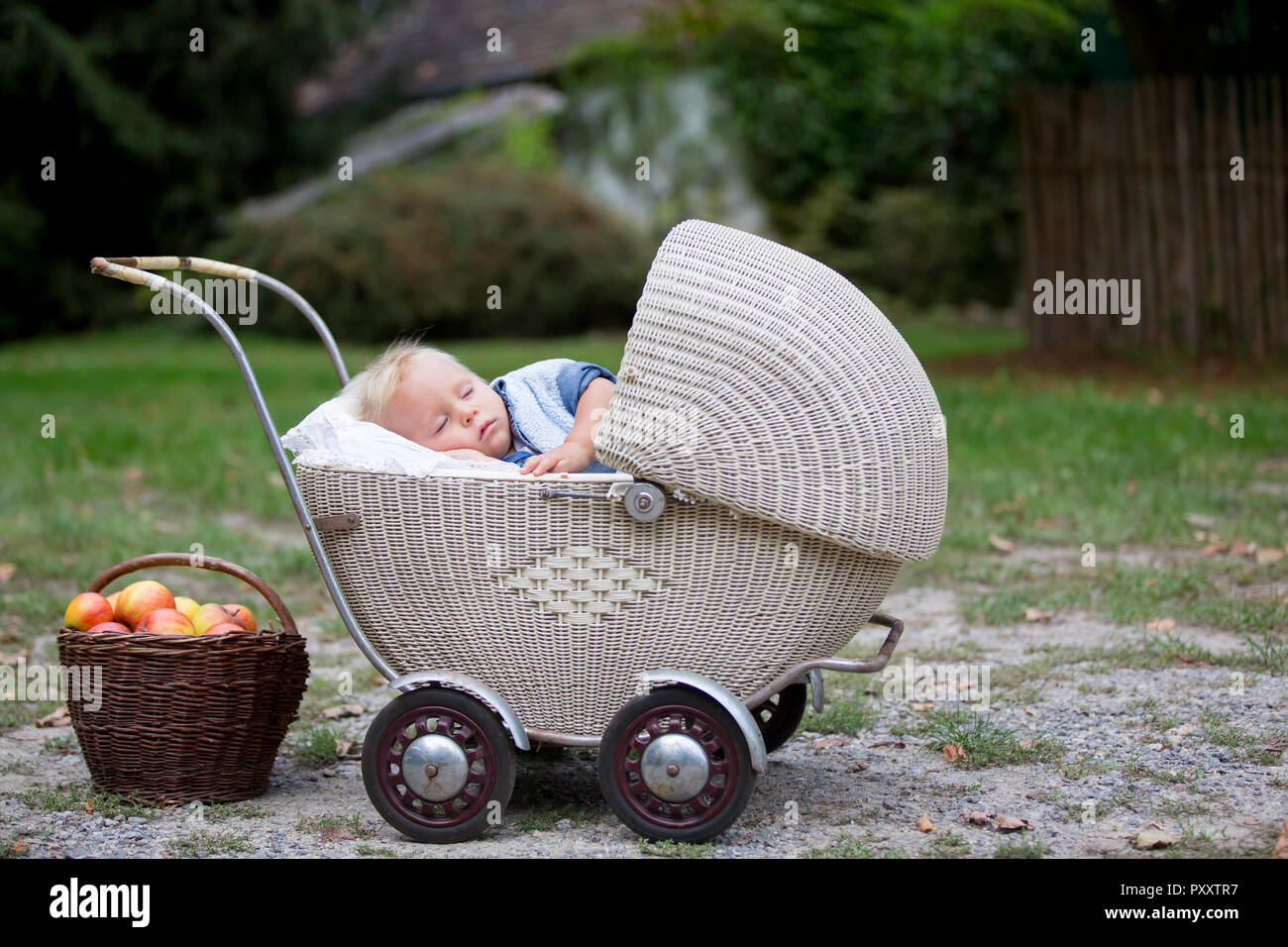 Baby Asleep Pram High Resolution Stock Photography and Images Alamy