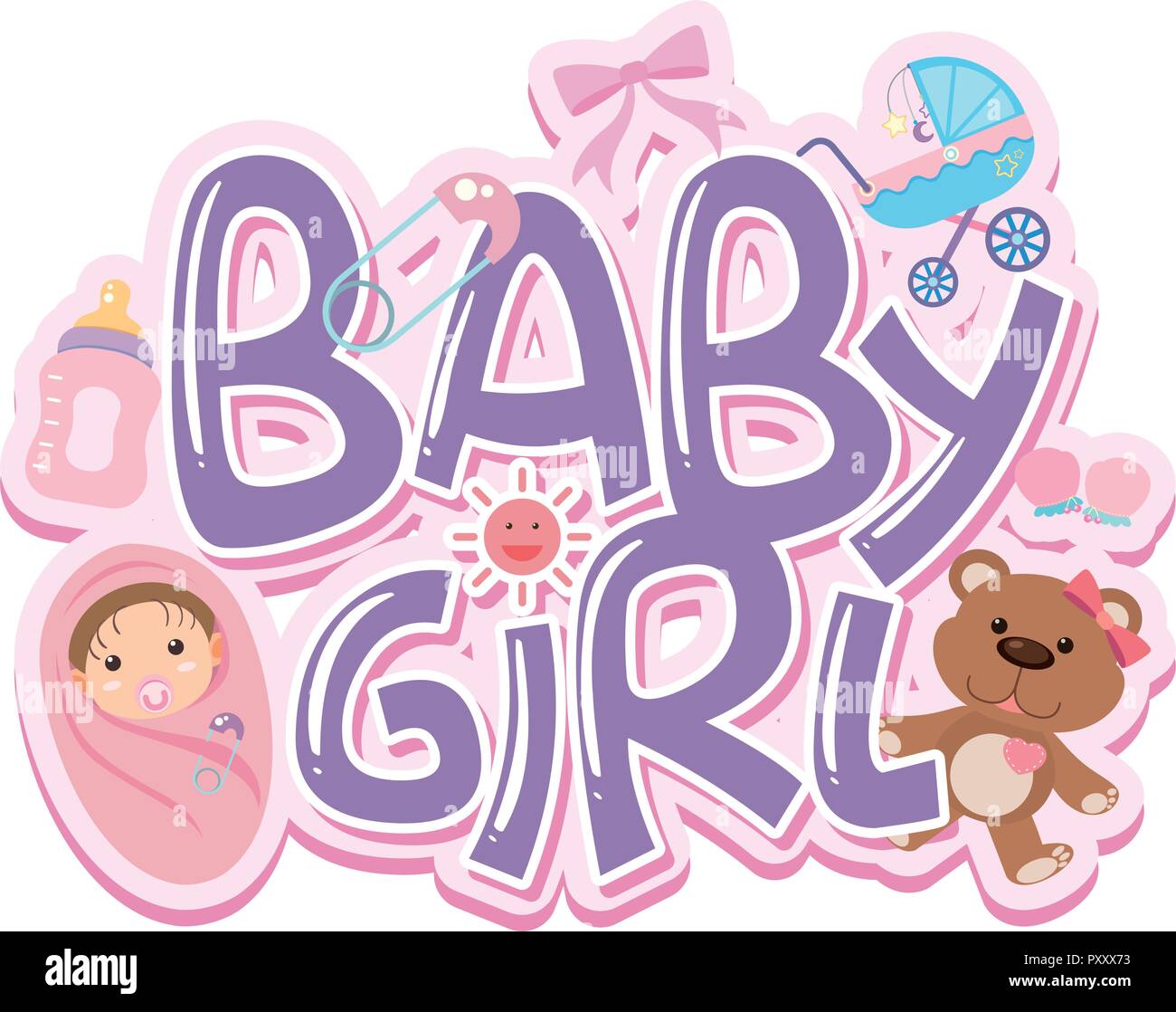 Надпись Baby