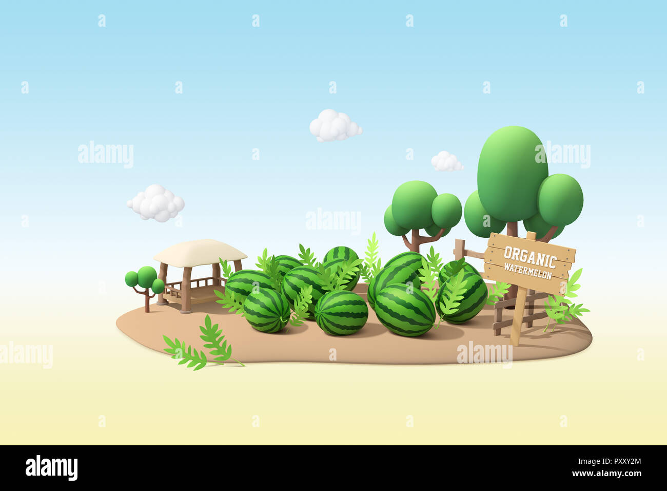 Agriculture and Farming concept 3D graphic design. Nature organic farm 008 Stock Photo - Alamy Agriculture and Farming concept 3D graphic design. Nature organic farm 008 Stock Photo - Alamy