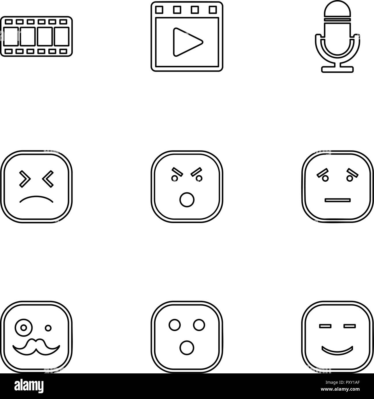 Emoji Emoticon Smiley Happy Sad Cry Laugh Raomntic Love