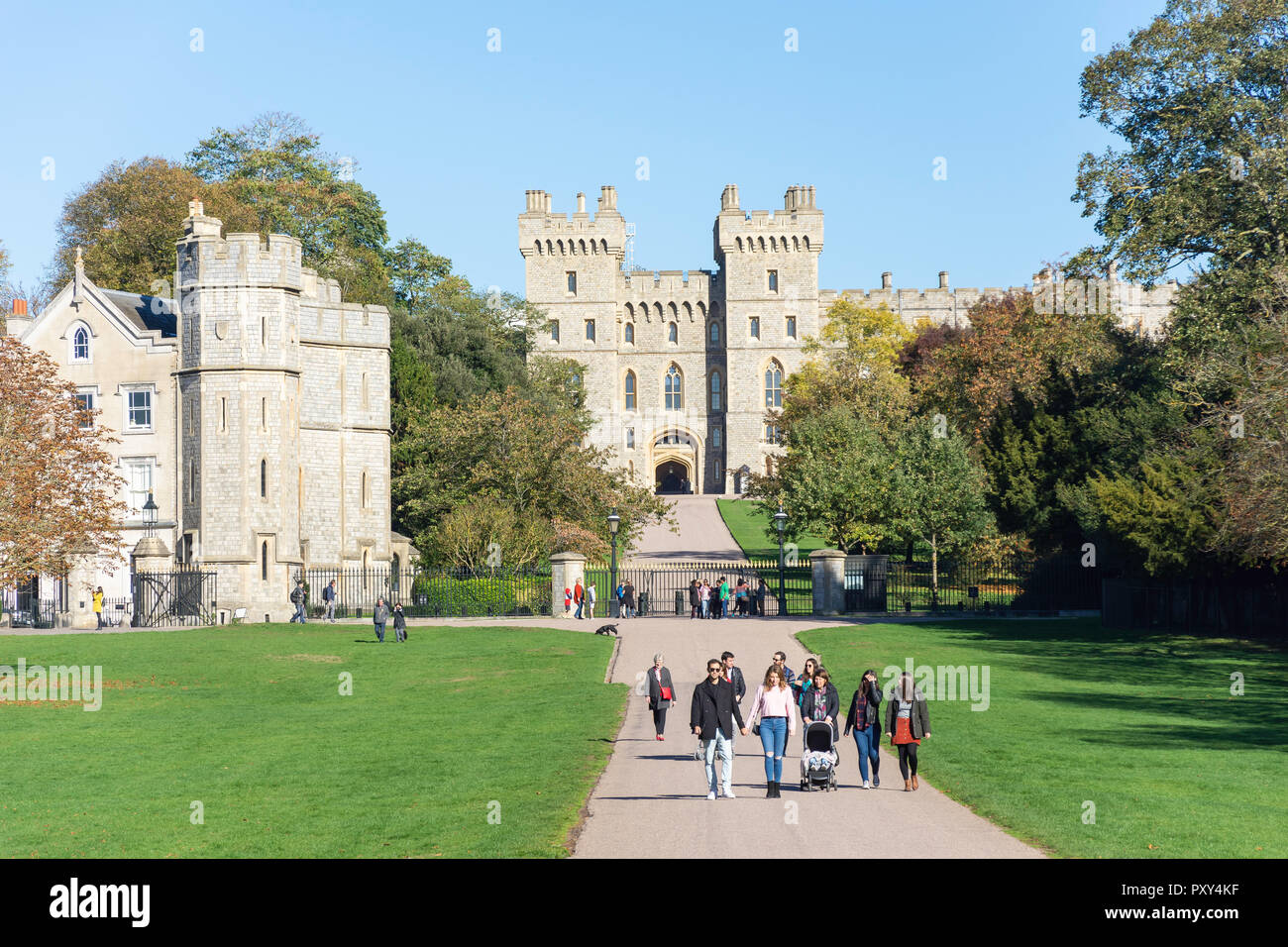Windsor castle long walk windsor berkshire uk windsor hires stock