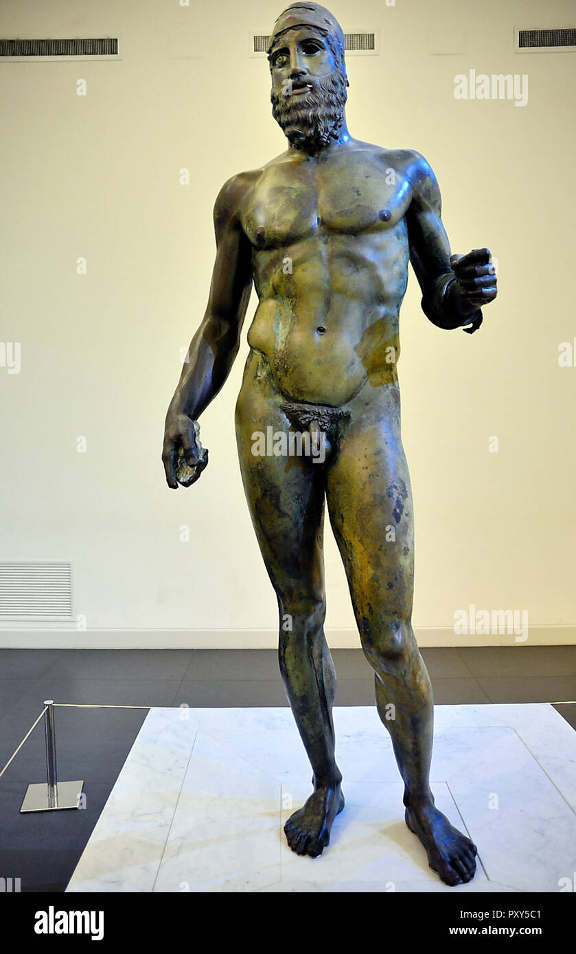 The Riace bronzes (Italian Bronzi di Riace), also called the Riace ...