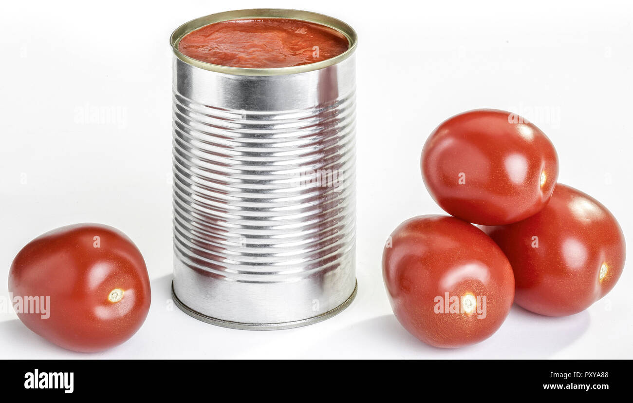 Tomaten in der Dose, Tomaten Stock Photo - Alamy