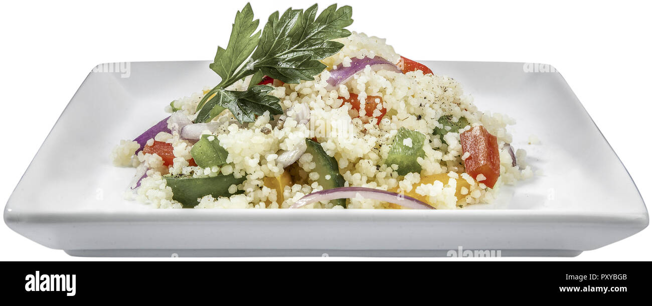 Couscous mit Gemuese Stock Photo