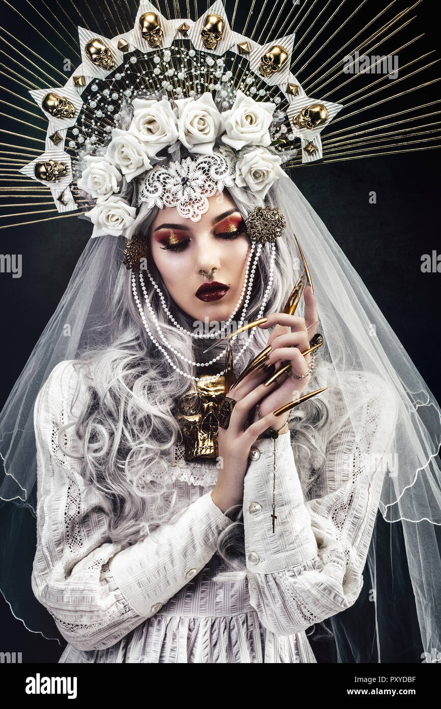 Dame Blanche Stock Photo Alamy