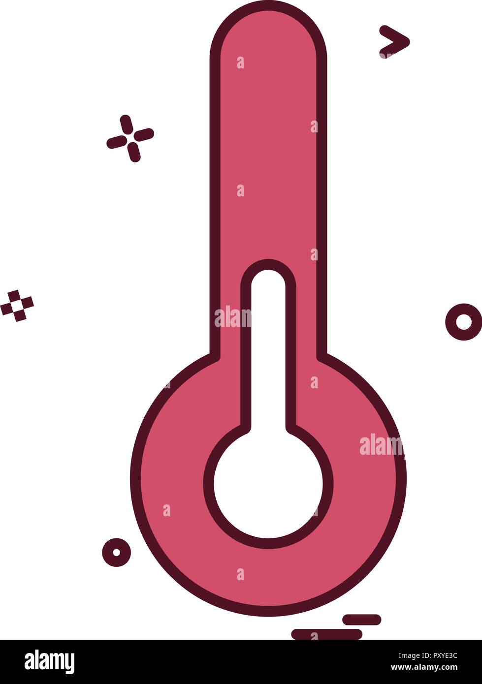 Thermometer icon design vector Stock Vector Image & Art - Alamy