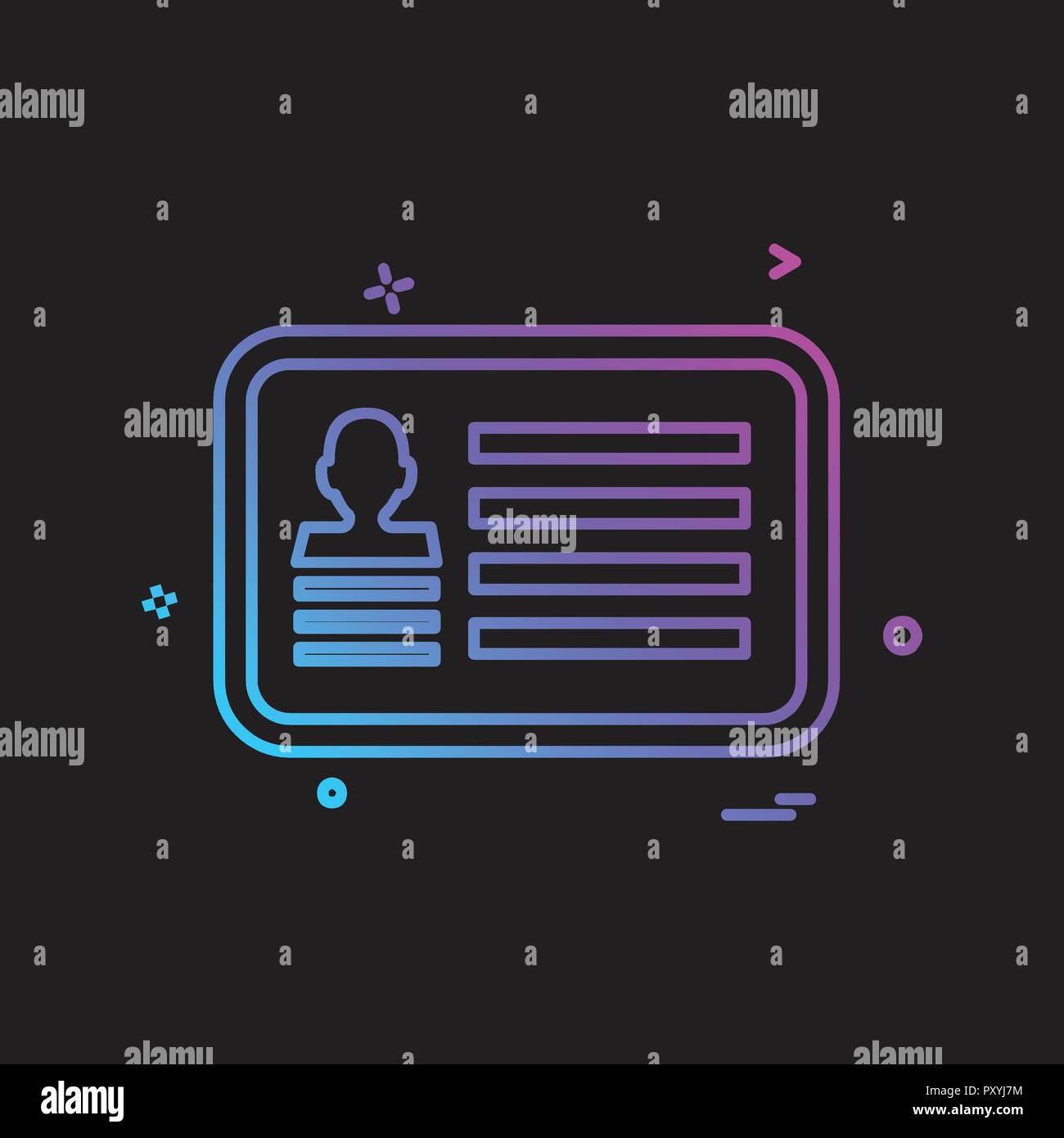 Card icon design vector Stock Vector Image & Art - Alamy