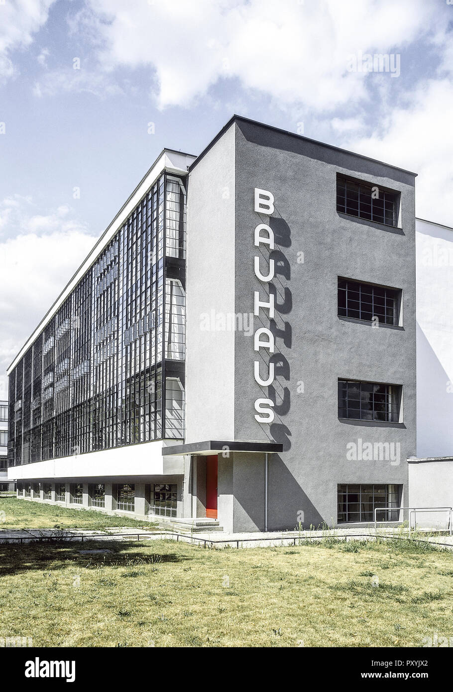 Dessau, Bauhaus, Sachsen-Anhalt, Deutschland Stock Photo