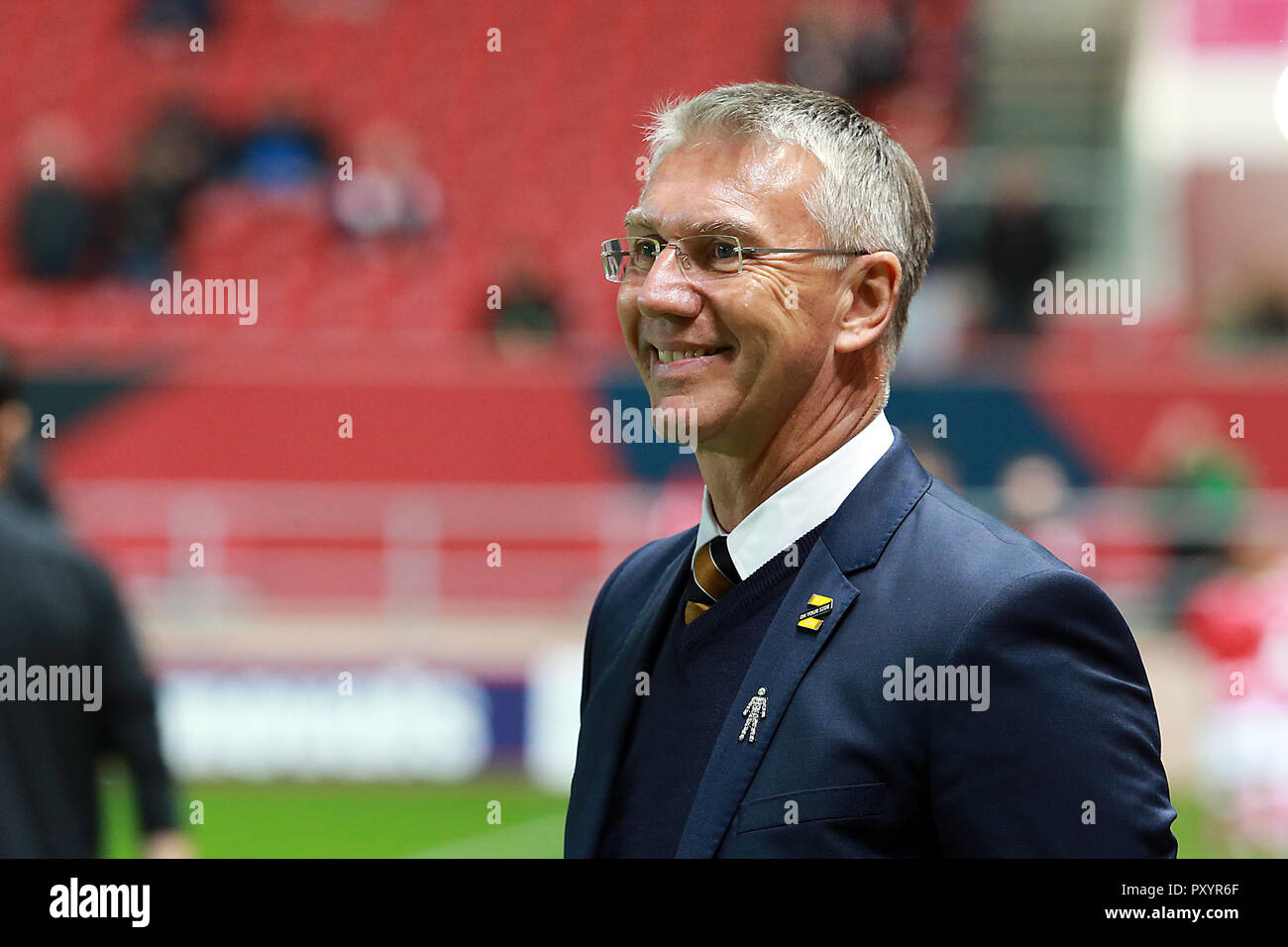 Bristol, UK. 24th Oct, 2018. Nigel Adkins manager of Hull City during the EFL Sky Bet Championship match between Bristol City and Hull City at Ashton Gate, Bristol, England on 24 October 2018. Photo by Dave Peters.  Editorial use only, license required for commercial use. No use in betting, games or a single club/league/player publications. Credit: UK Sports Pics Ltd/Alamy Live News Stock Photo