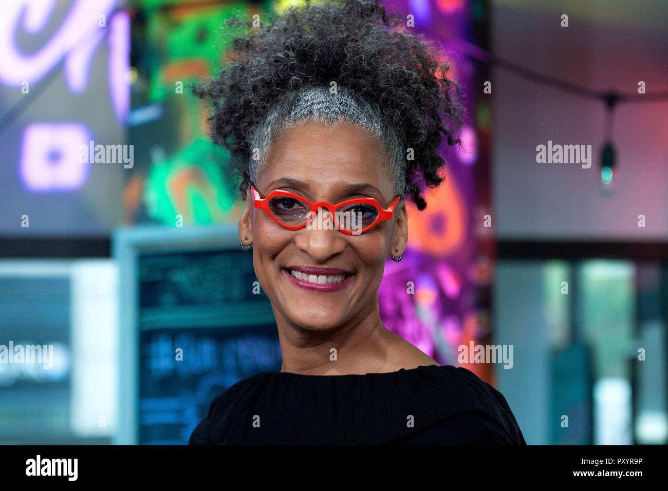 Carla Hall out and about for AOL Build Series Celebrity Candids - WED