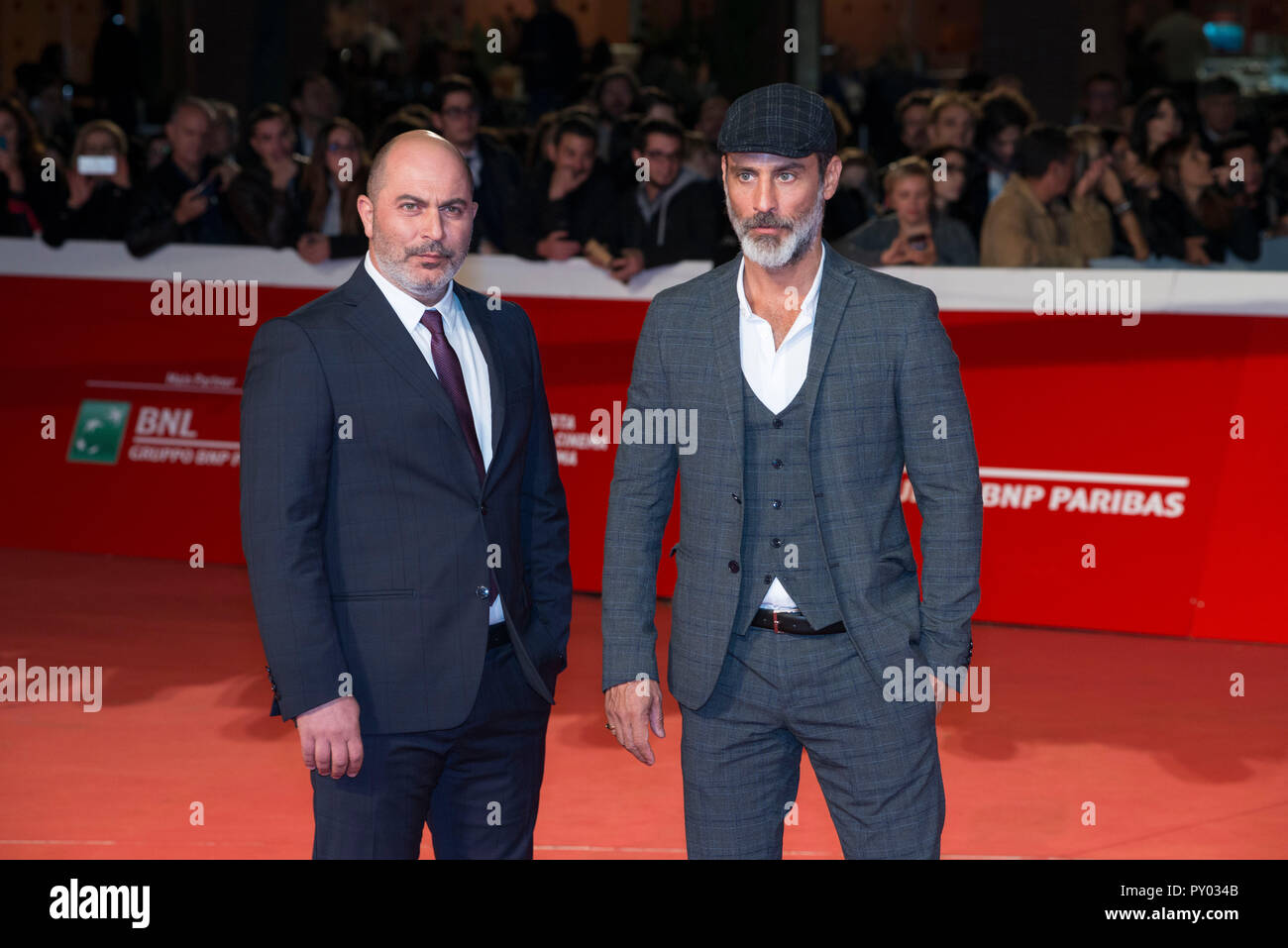 Rome, Italy. 24th Oct 2018. Lior Raz and Raz Degan on the red carpet of Green Book at Rome Film Fest 2018 Credit: Silvia Gerbino/Alamy Live News Stock Photo