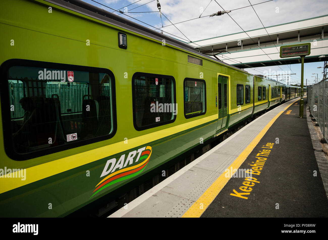 DART Train Carriage Stock Photo Alamy
