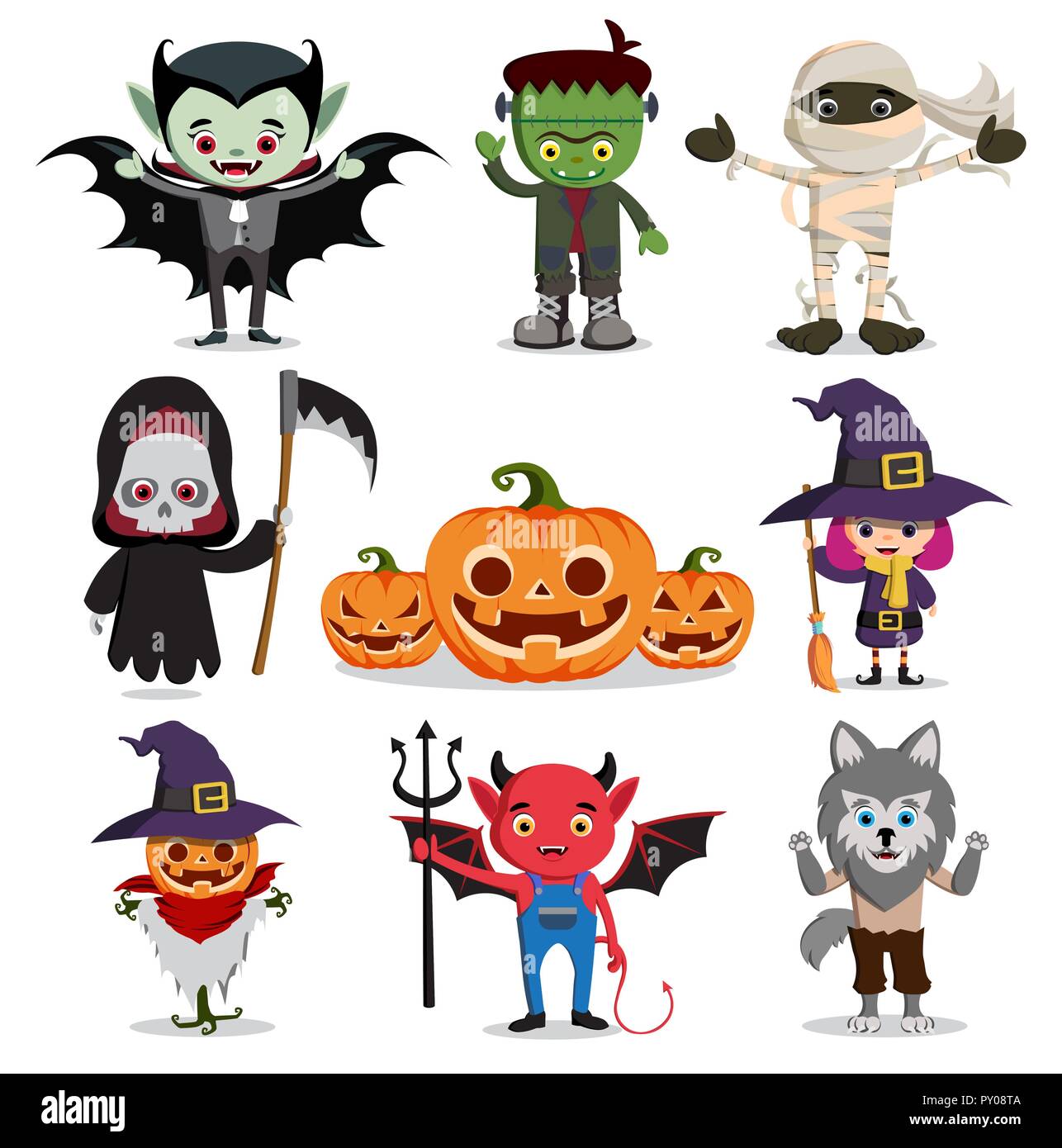 white characters