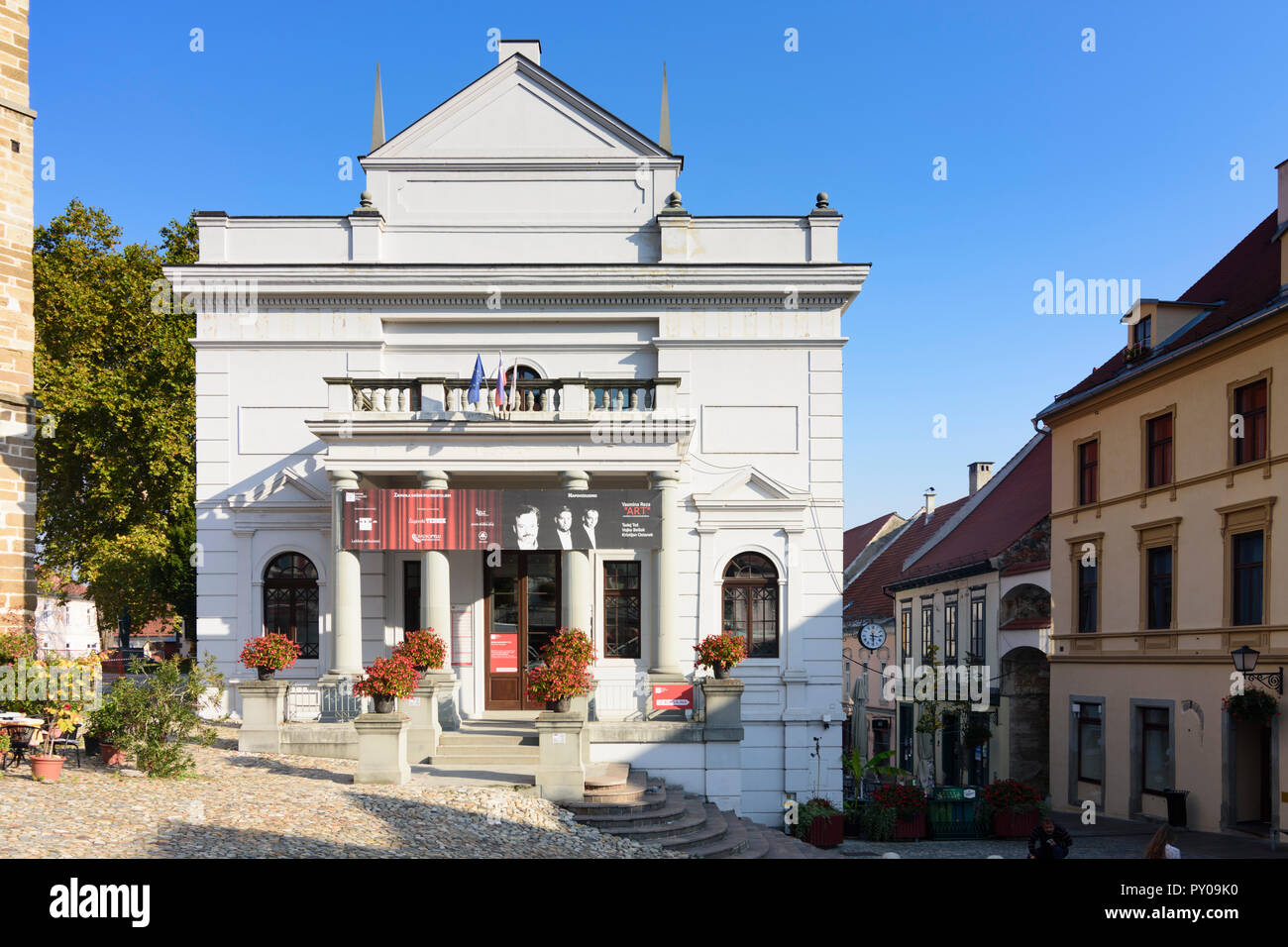 Ptuj (Pettau): Ptuj Town Theatre in , Stajerska (Styria), Slovenia Stock Photo