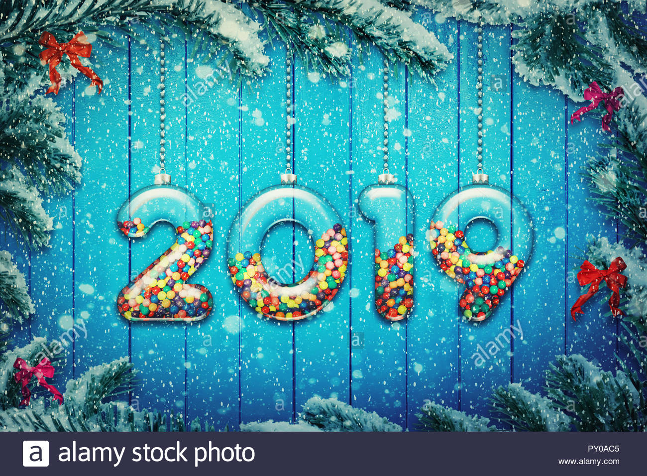 Happy New Year 2019 Stock Photos Happy New Year 2019 Stock Images